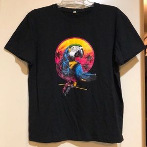 Men's Graphic Parrot T-Shirt